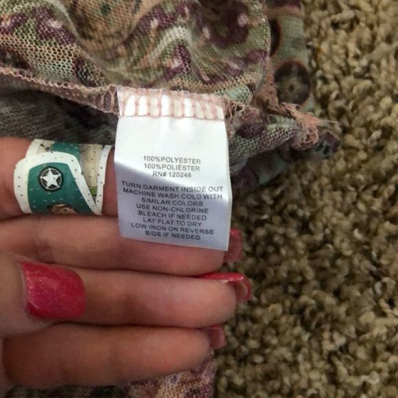 Wallflower large boho short sleeved tee - Picture 4 of 6